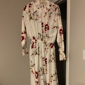 White flowery dress